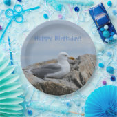 Happy Birthday Seagull Papieren Bordje (Feest)