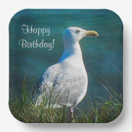 Happy Birthday Seagull Papieren Bordje