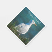 Happy Birthday Seagull Servet (Hoek)