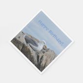 Happy Birthday Seagull Servetten (Hoek)