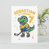 Happy Birthday Sebastian 7th Bday Kaart (Staand voorkant)