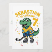 Happy Birthday Sebastian  Invitation Kaart (Voorkant / Achterkant)