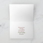 HAPPY BIRTHDAY SECRET PAL - AUTUMN LEAVES KAART (Binnen)