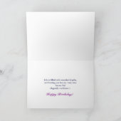 HAPPY BIRTHDAY SECRET PAL - Zachte bloemeneleganti Kaart (Binnen)