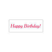 Happy Birthday Self Inking Rubber Stamp Zelfinktende Stempel (Design)