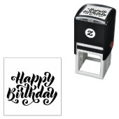 Happy Birthday Self Inking Rubber Stamp Zelfinktende Stempel (In situ)