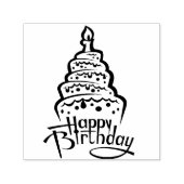 Happy Birthday Self Inking Rubber Stamp Zelfinktende Stempel (Design)