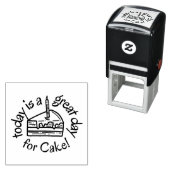 Happy Birthday Self Inking Rubber Stamp Zelfinktende Stempel (In situ)