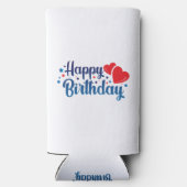 happy birthday seltzer blikjeskoeler (Achterkant)