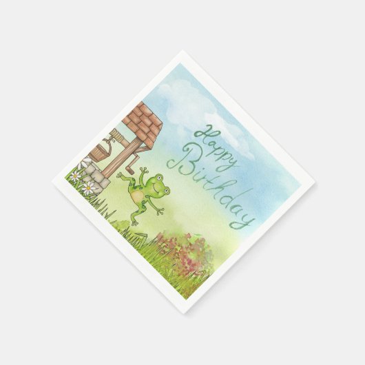 Happy Birthday Servetten (Hoek)