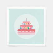 Happy Birthday Servetten (Voorkant)