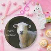 Happy Birthday Sheep Papieren Bordje (Feest)
