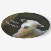 Happy Birthday Sheep Papieren Bordje (Gekanteld)