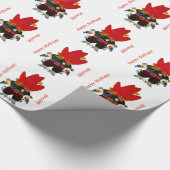 Happy Birthday Sheriff Gift Wrap Cadeaupapier (Hoek)