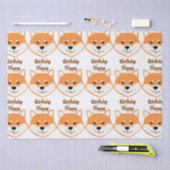 Happy Birthday Shiba in u Original Tissue paper Tissuepapier (Craft)