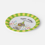 Happy Birthday Shih Tsu Dog Party Papieren Bordje (Gekanteld)