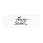 Happy Birthday Shipping Labels (Voorkant)