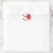 Happy Birthday Shoutout Happy Birthday voor mij! Hart Sticker (Tas)