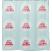 Happy Birthday Shower Curtain Douchegordijn (Voorkant)