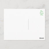 Happy Birthday Siberian Husky Puppy Dog Post Card Briefkaart (Achterkant)