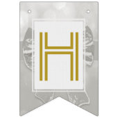 ☆ HAPPY BIRTHDAY ☆ Silver Bow Vlaggetjes (Tweede vlag)