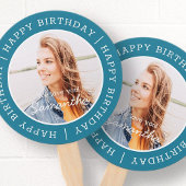 Happy Birthday Simple Preppy Modern Custom Photo H Handwaaier