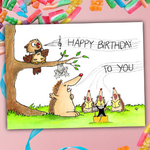 Happy Birthday Singers Briefkaart