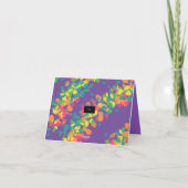 Happy Birthday Sis gevouwen Wenskaart Kaart (Achterkant)