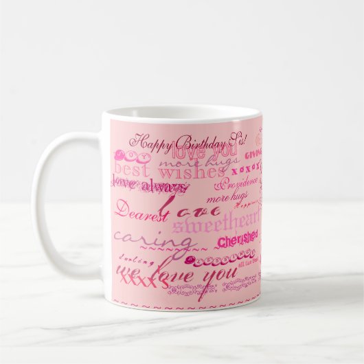 "Happy Birthday Sis!" mok (Links)