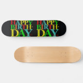 Happy Birthday Skateboard (Horizontaal)