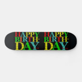 Happy Birthday Skateboard (Horizontaal)