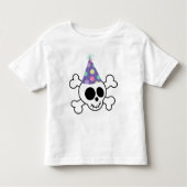 Happy Birthday Skull Kinder Shirts (Voorkant)