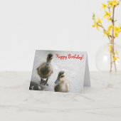 Happy Birthday, slangen Kaart (Gele Bloem)