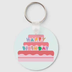 Happy Birthday Sleutelhanger