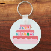 Happy Birthday Sleutelhanger (Voorkant)