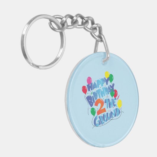 Happy Birthday Sleutelhanger (Voorkant Links)