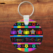 Happy Birthday Sleutelhanger (Voorkant)