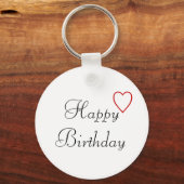 Happy Birthday Sleutelhanger (Voorkant)