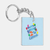 Happy Birthday Sleutelhanger (Voorkant Links)