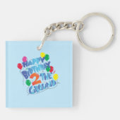 Happy Birthday Sleutelhanger (Achterkant)