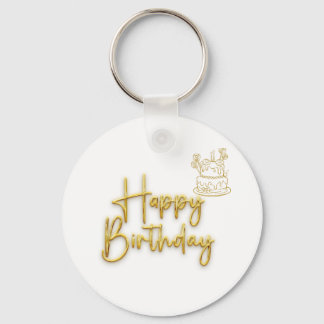 Happy Birthday Sleutelhanger
