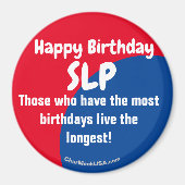 Happy Birthday SLP koelkast Magnet (Voorkant)