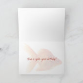 Happy Birthday Small Fish Kaart (Binnen)