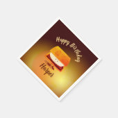 Happy Birthday S'more Name Paper Napkins Servet (Hoek)