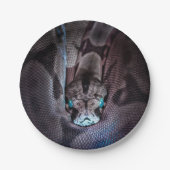 Happy Birthday Snake Party Borden Papieren Bordje (Voorkant)