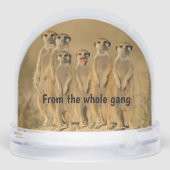 Happy Birthday Snow Globe Sneeuwbol (Achterkant)