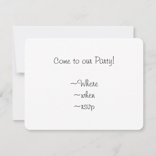 Happy Birthday Snowman Kaart (Achterkant)