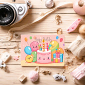 Happy Birthday So Kawaii ... ✿°•∘ɷ∘•°✿ .. Briefkaart