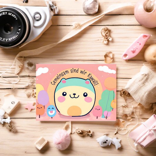 Happy Birthday So Kawaii ... ✿°•∘ɷ∘•°✿ .. Briefkaart