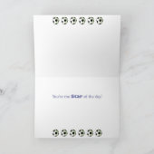 Happy Birthday Soccer Kaart (Binnen)